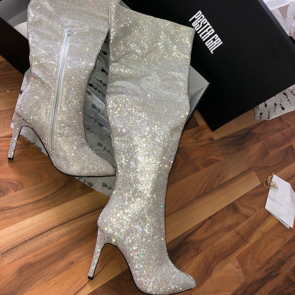 Dolls kill publicity stunt bling boot size 8